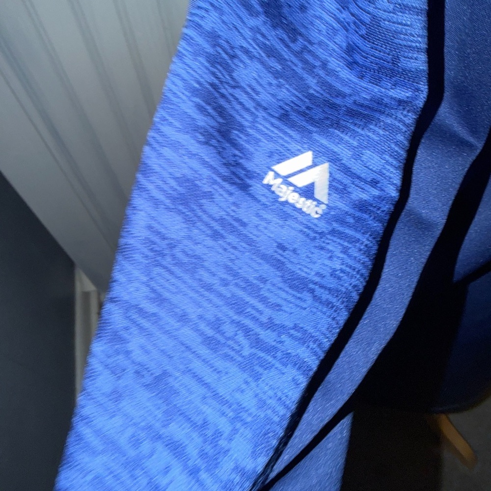 Majestic Blue and Green Men's Hoodie - Picture 5 of 8